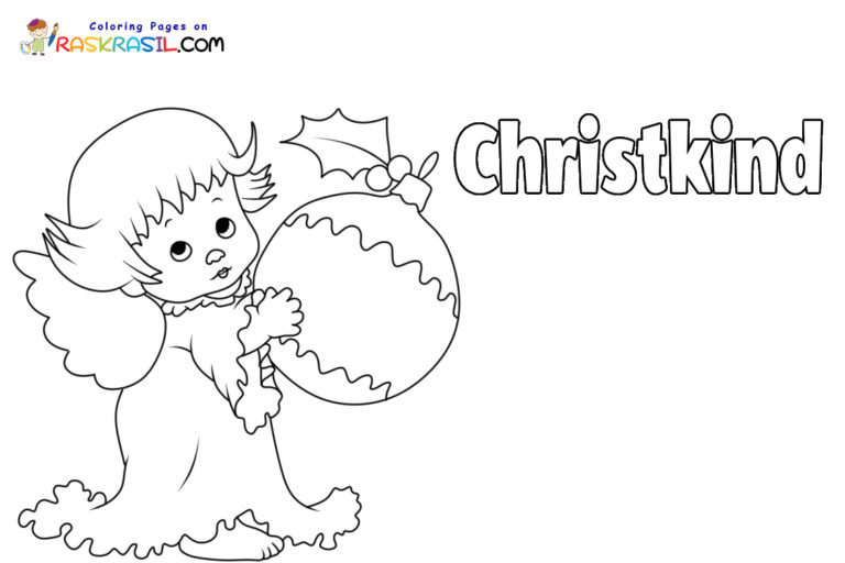 Ausmalbilder Christkind | Kostenlos Malvorlagen zum Ausdrucken