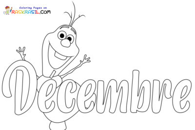 Coloriage Décembre à imprimer
