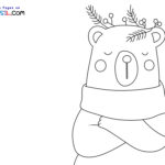 Raskrasil.com-Coloring-Pages-Christmas-Animals-Bear