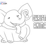 Raskrasil.com-Coloring-Pages-Christmas-Animals-Elephant