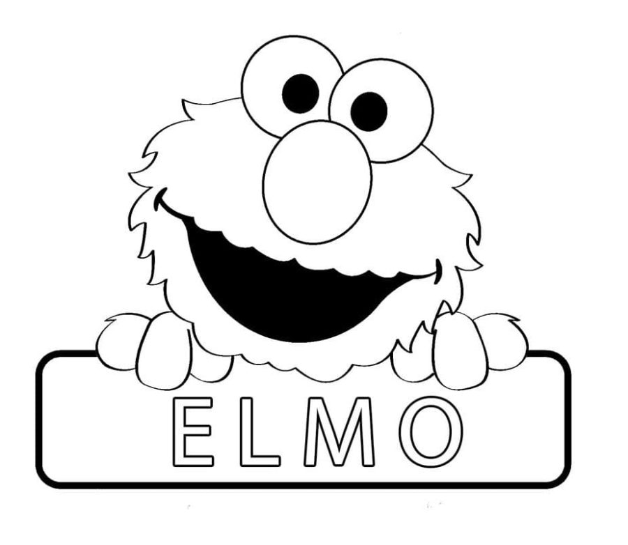 Coloriage Elmo à imprimer