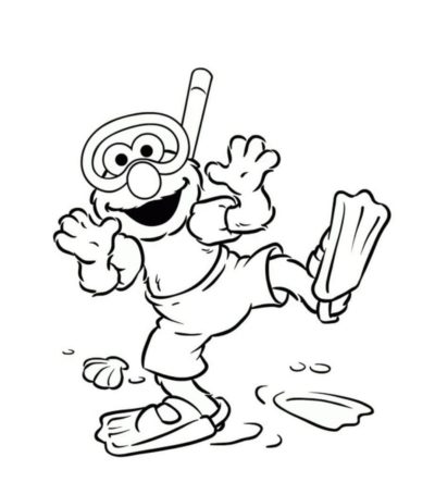 Elmo Coloring Pages