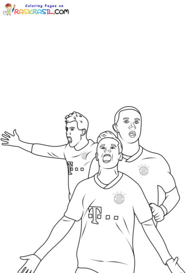 FC Bayern Coloring Pages | Free Printables