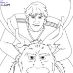 Raskrasil.com-Coloring-Pages-Frozen-2-Kristoff-and-Sven-1
