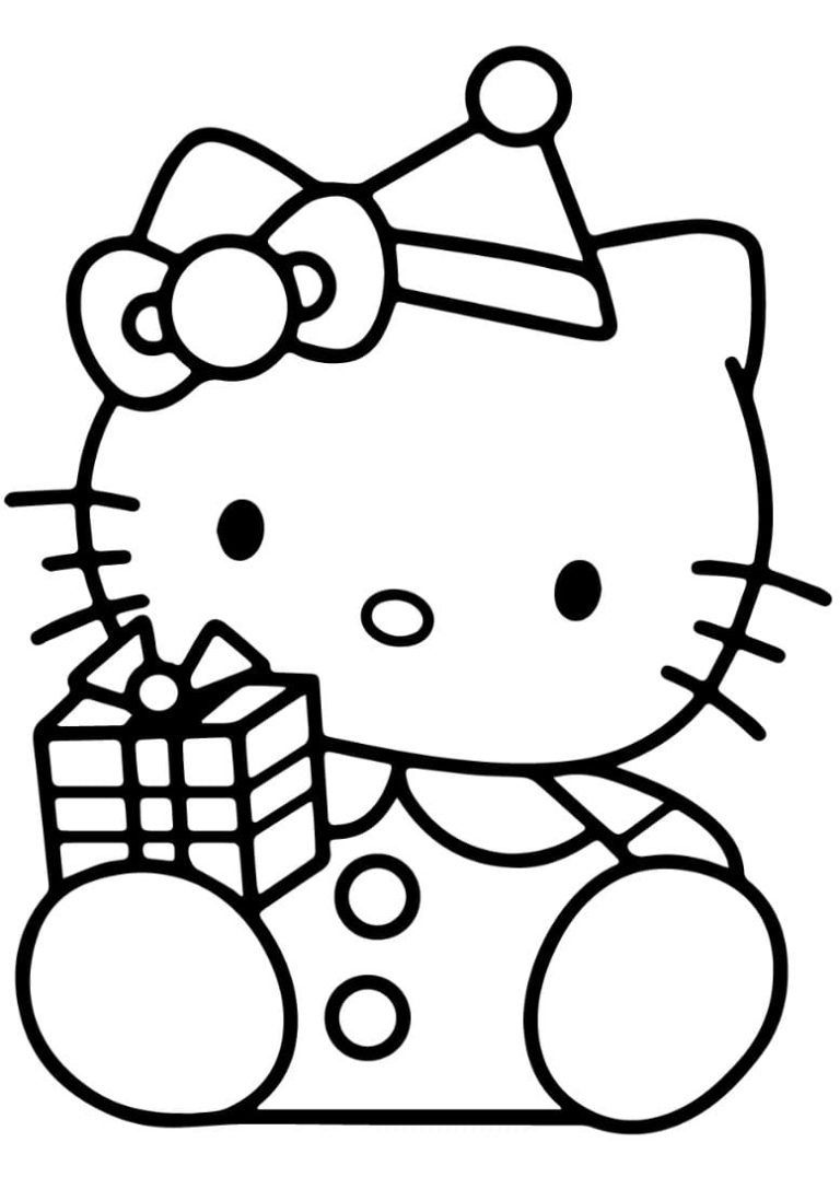 ausmalbilder weihnachten hello kitty