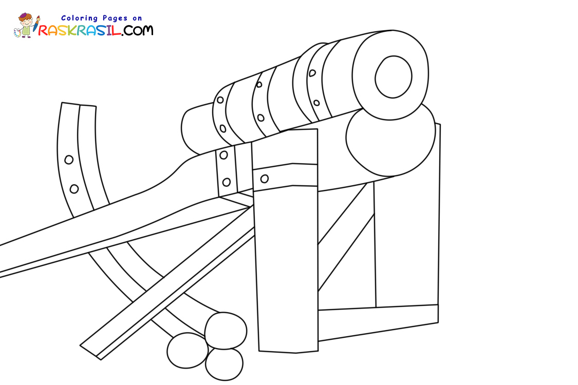 Raskrasil.com-Coloring-Pages-Medieval-Cannon