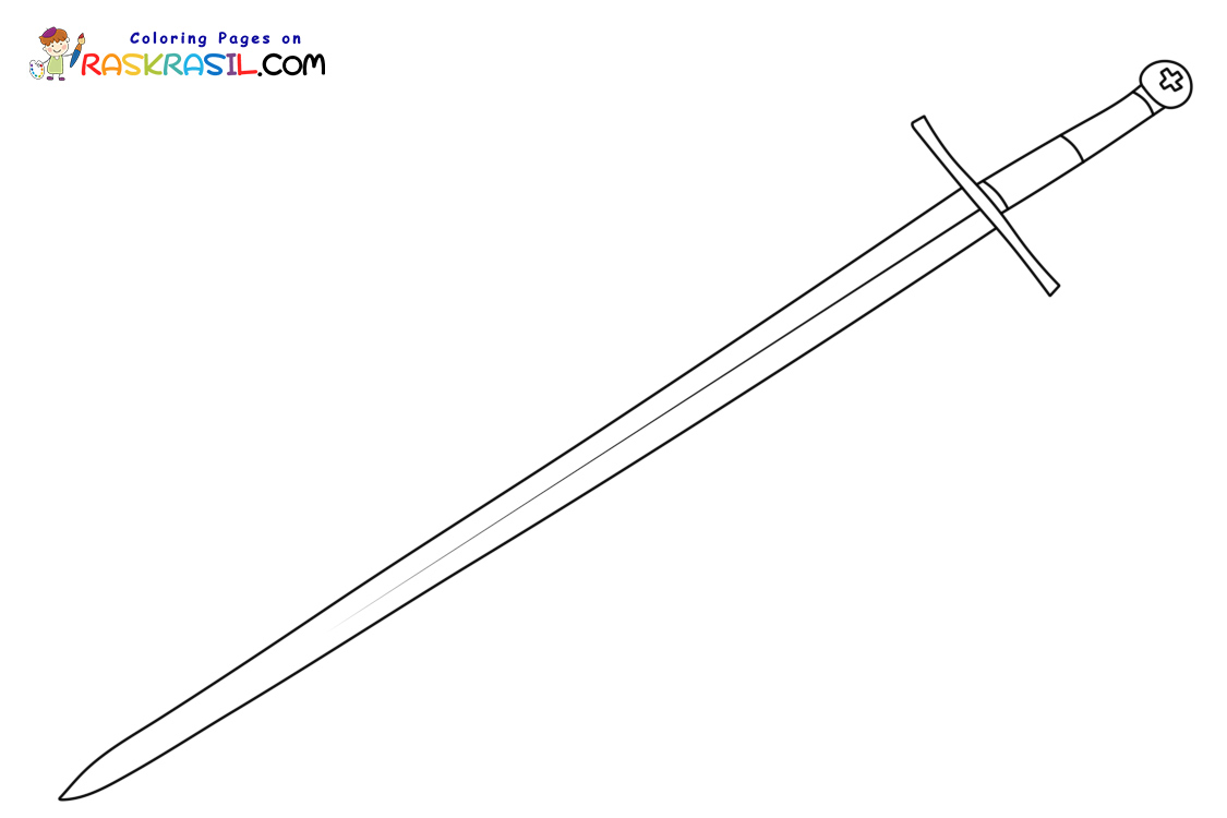 Raskrasil.com-Coloring-Pages-Medieval-Sword-1