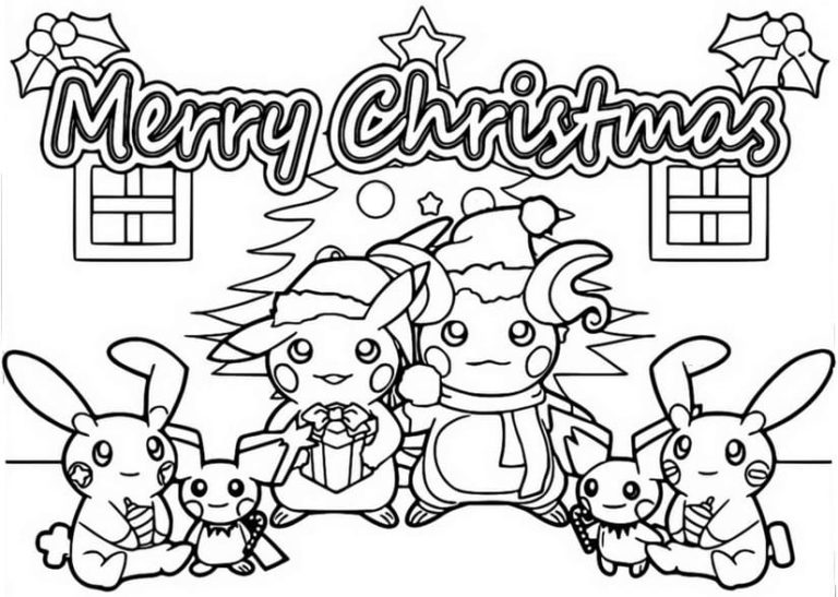 10 Fun Pokémon Coloring Pages: Winter Edition