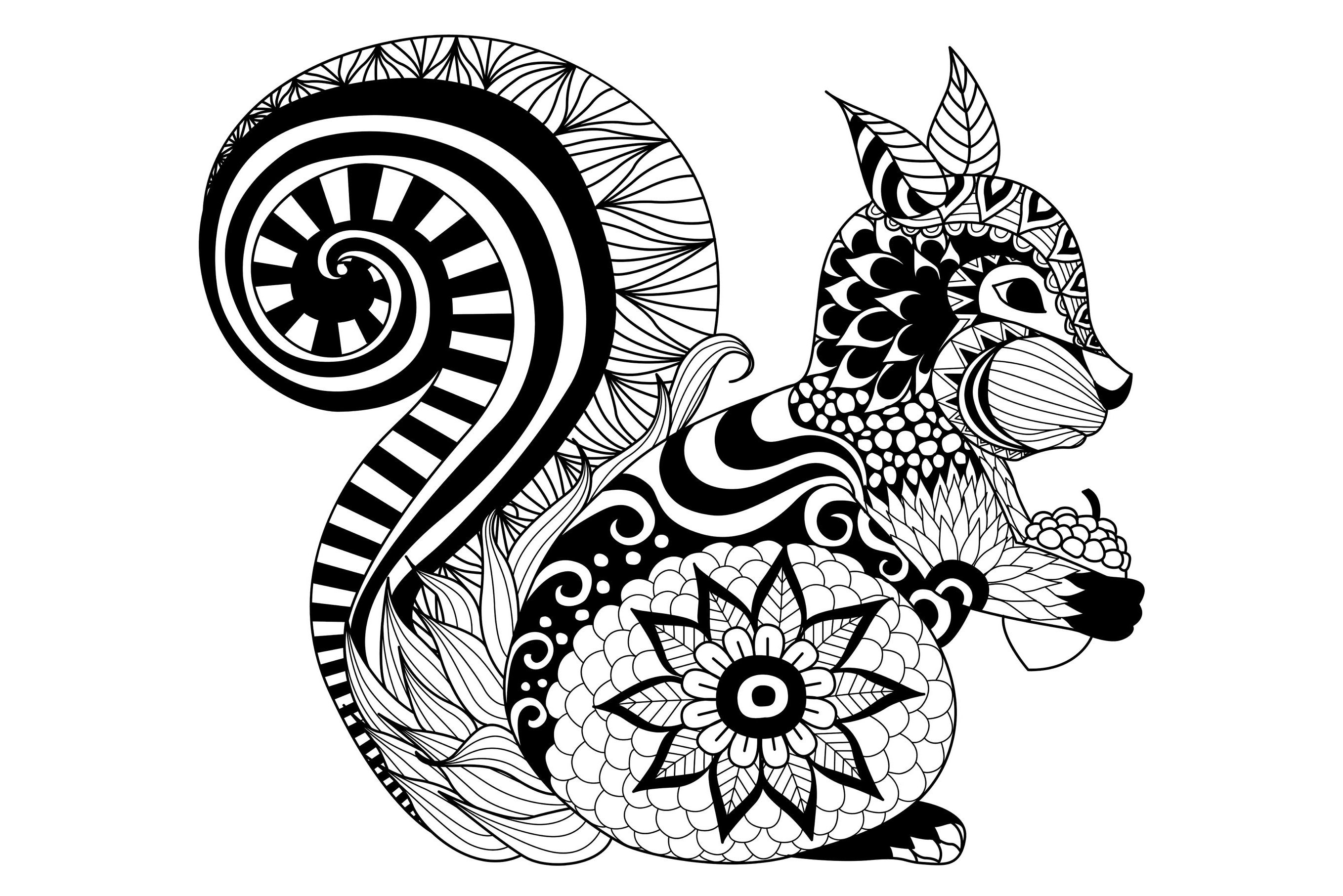 Desenhos de Zentangle para Colorir