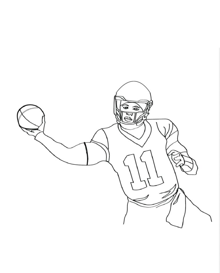Dibujos de Fútbol Americano para Colorear