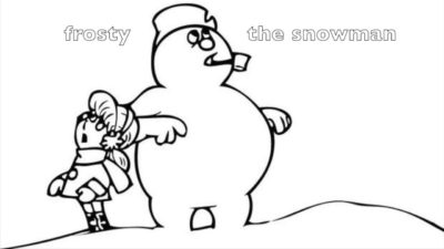 Frosty the Snowman Coloring Pages