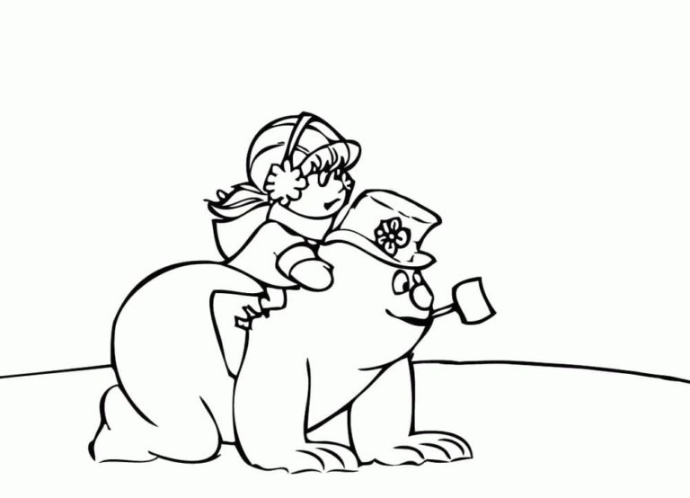 Frosty the Snowman Coloring Pages
