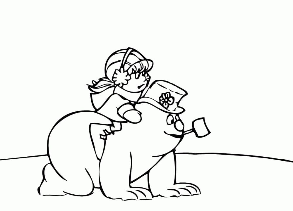 Frosty the Snowman Coloring Pages