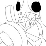 Raskrasil.com-Green-Rainbow-Friends-Roblox-coloring-pages-2
