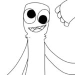 Raskrasil.com-Green-Rainbow-Friends-Roblox-coloring-pages-5