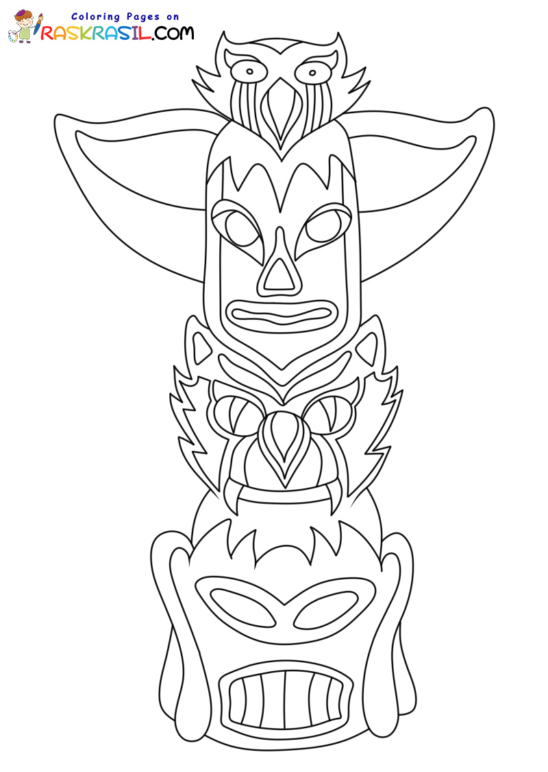 Raskrasil.com-Native-American-Totem-Coloring-Pages
