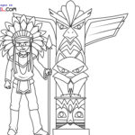 Raskrasil.com-Native-American-with-a-totem-Coloring-Pages