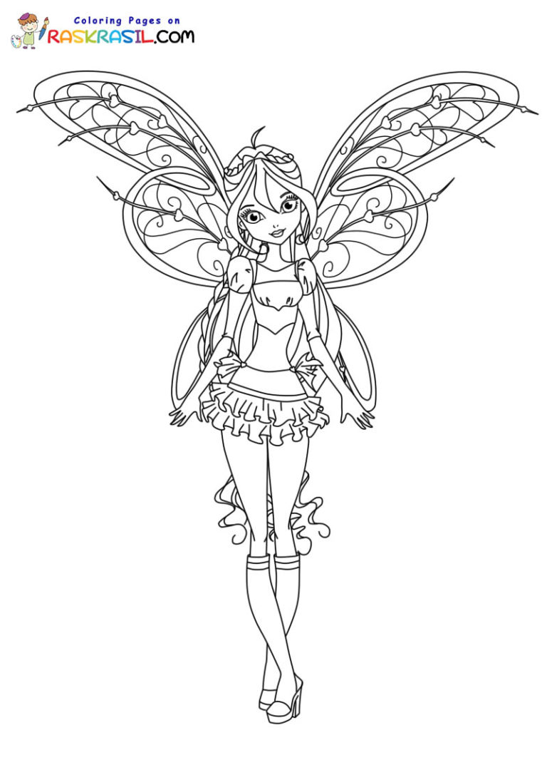Ausmalbilder Winx Club | Kostenlos Malvorlagen zum Ausdrucken