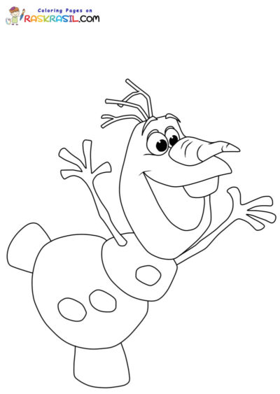 Ausmalbilder Olaf | Kostenlos Malvorlagen zum Ausdrucken