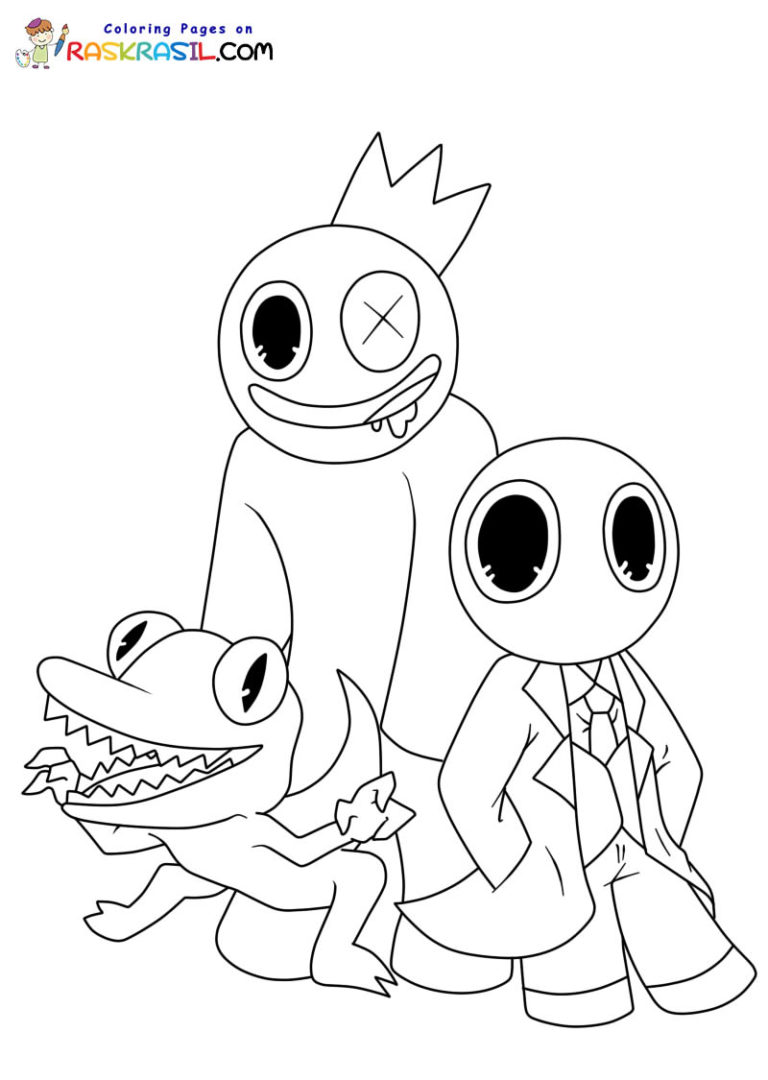 Dibujos Rainbow Friends para Colorear
