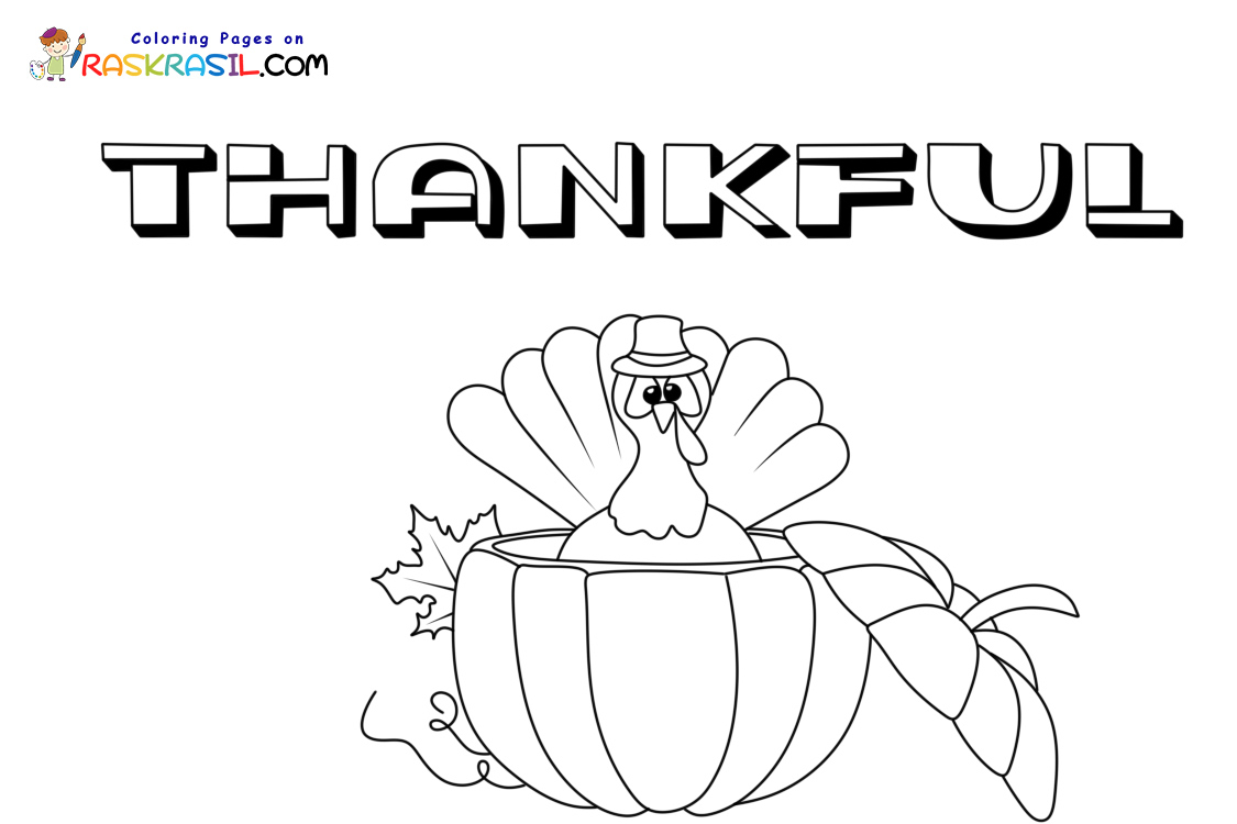 Thankful Coloring Pages Thankful coloring pages