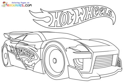 Coloriage Hot Wheels Imprimer