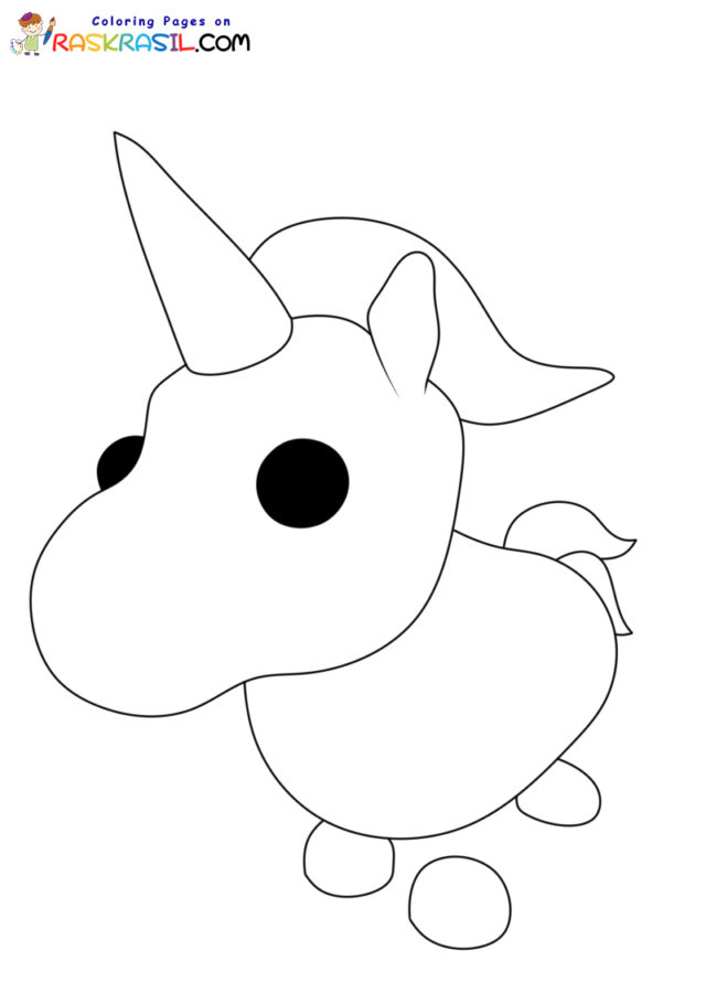 Roblox Adopt Me Coloring Pages Starfish - XColorings.com