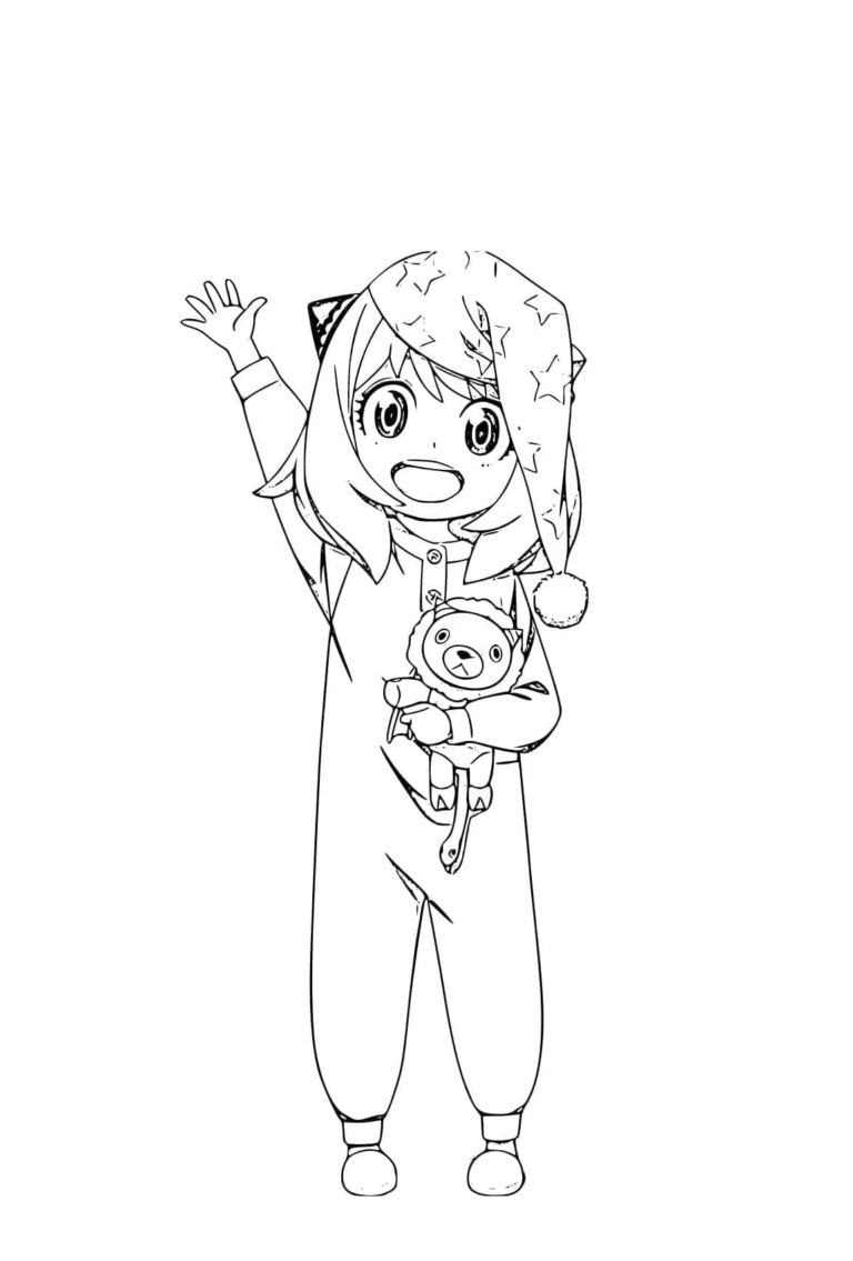 Coloriage Anya Spy x Family à imprimer