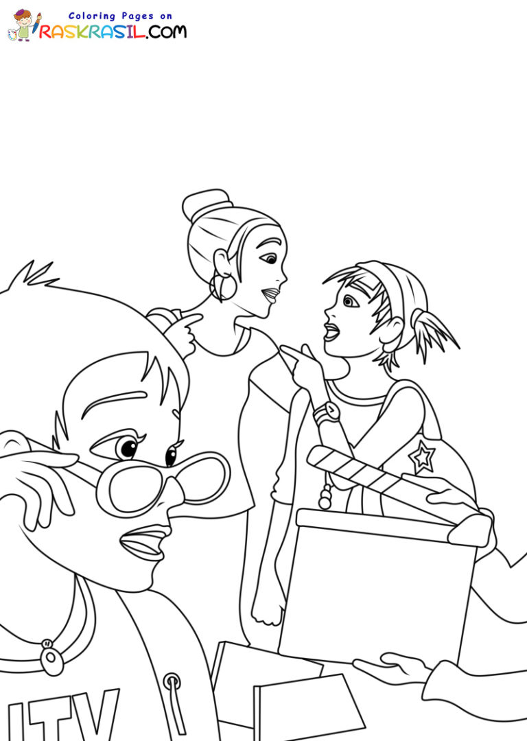 Ausmalbilder Die drei !!! Malvorlagen Kostenlos zum Ausdrucken