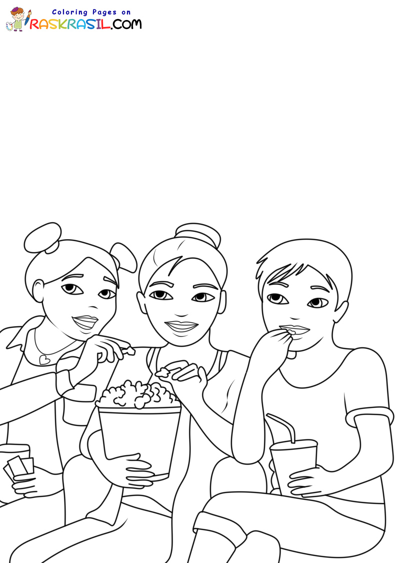 Ausmalbilder Die drei !!! Malvorlagen Kostenlos zum Ausdrucken