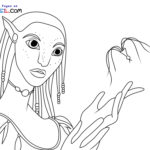 Raskrasil.com-Avatar-2-Neytiri-Coloring-Pages