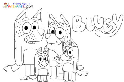 Bluey Coloring Pages