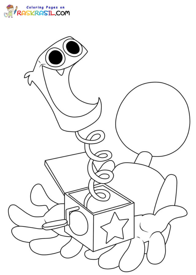 Desenhos para colorir de desenho Boxy Boo - Desenhos para colorir