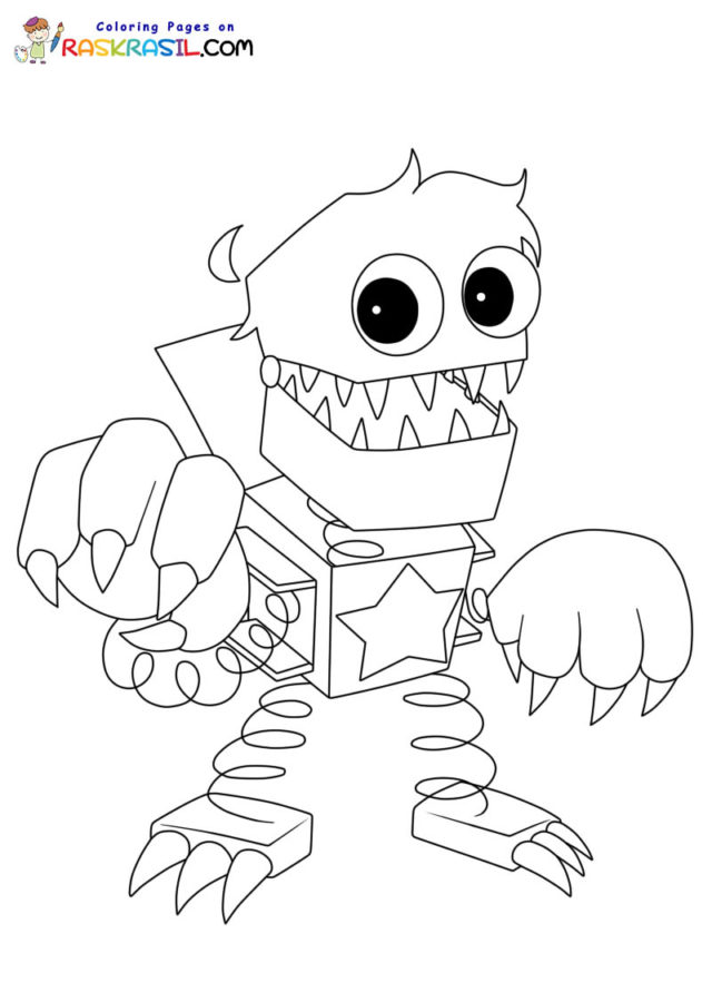 Boxy Boo Coloring Pages