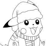 Raskrasil.com-Coloring-Pages-Enthusiastic-Christmas-Pikachu