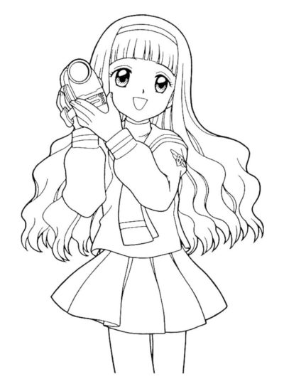 Easy Coloring Pages for Girls