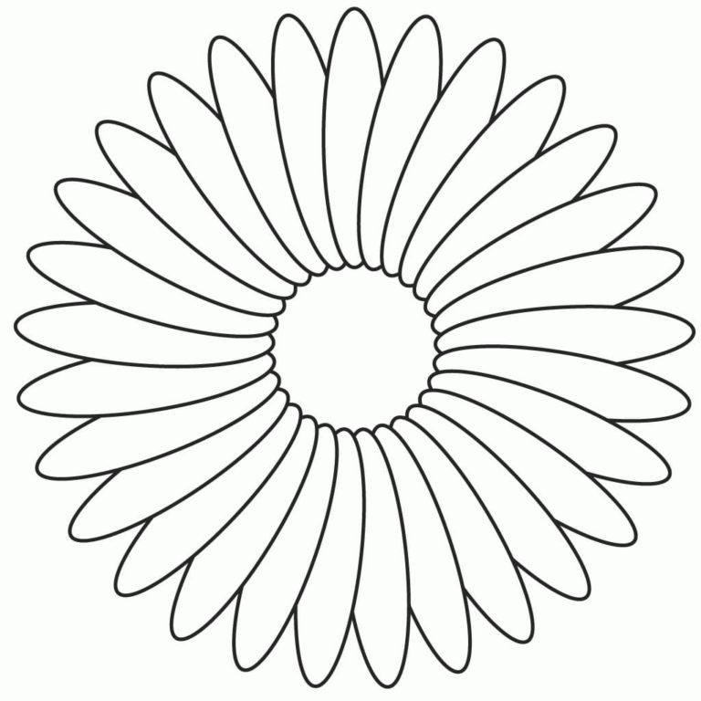 Easy Coloring Pages for Girls