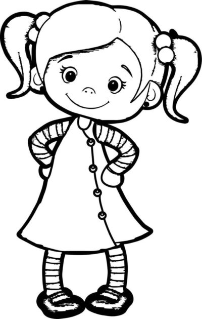 Dibujos De Ni as Para Colorear Dibujos De Ni as Para Colorear
