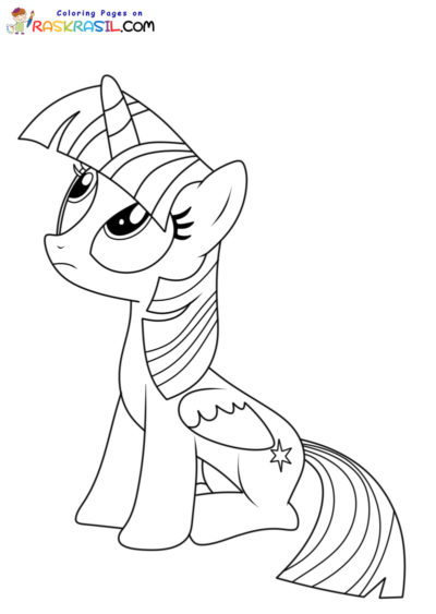 Twilight Sparkle Coloring Pages