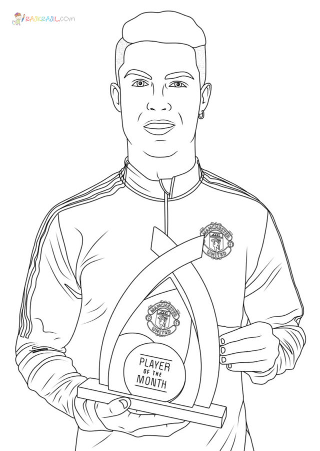 Soccer Players Coloring Pages