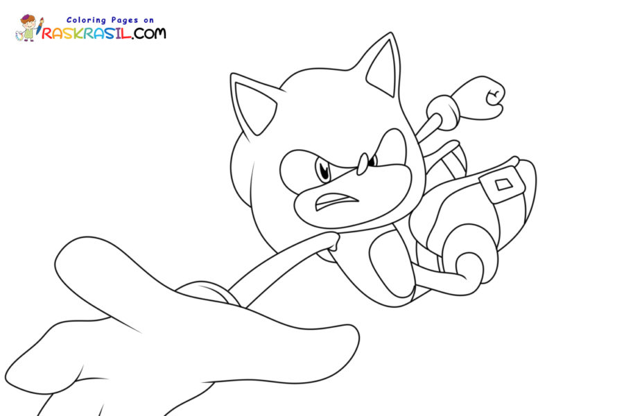 Sonic Prime Coloring Page/ Sonic Prime 2022 Coloring /Jim, 43% OFF