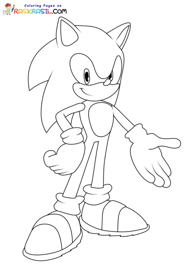 Sonic Prime Coloring Pages