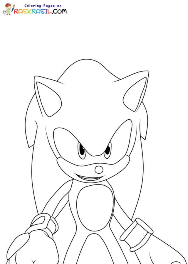 Sonic Prime Coloring Pages