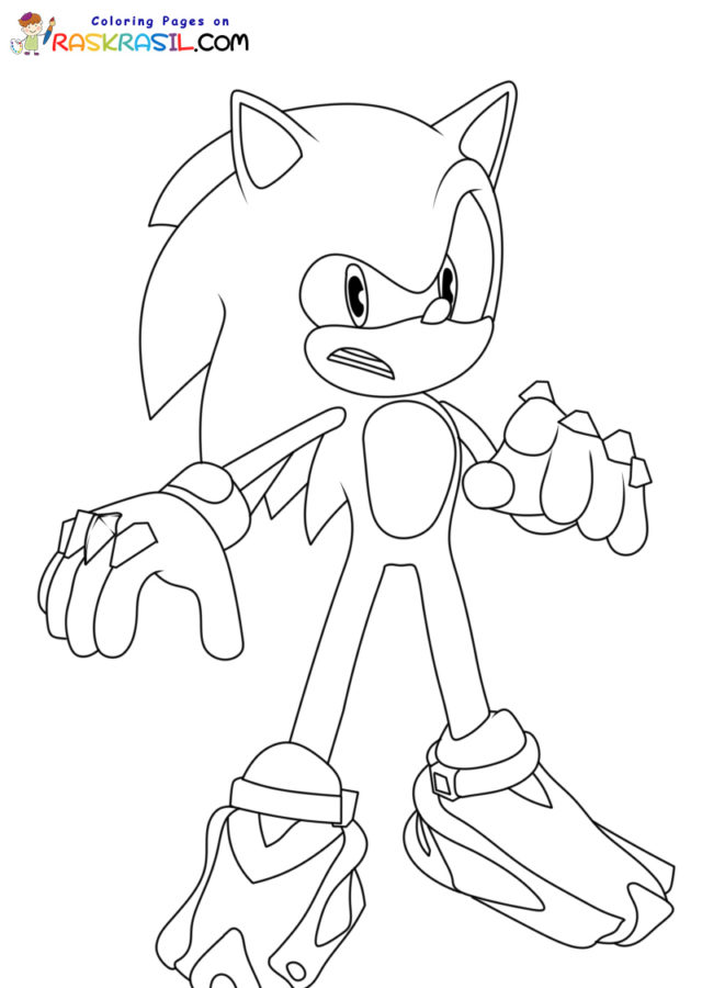 Dibujos de Sonic Prime para Colorear