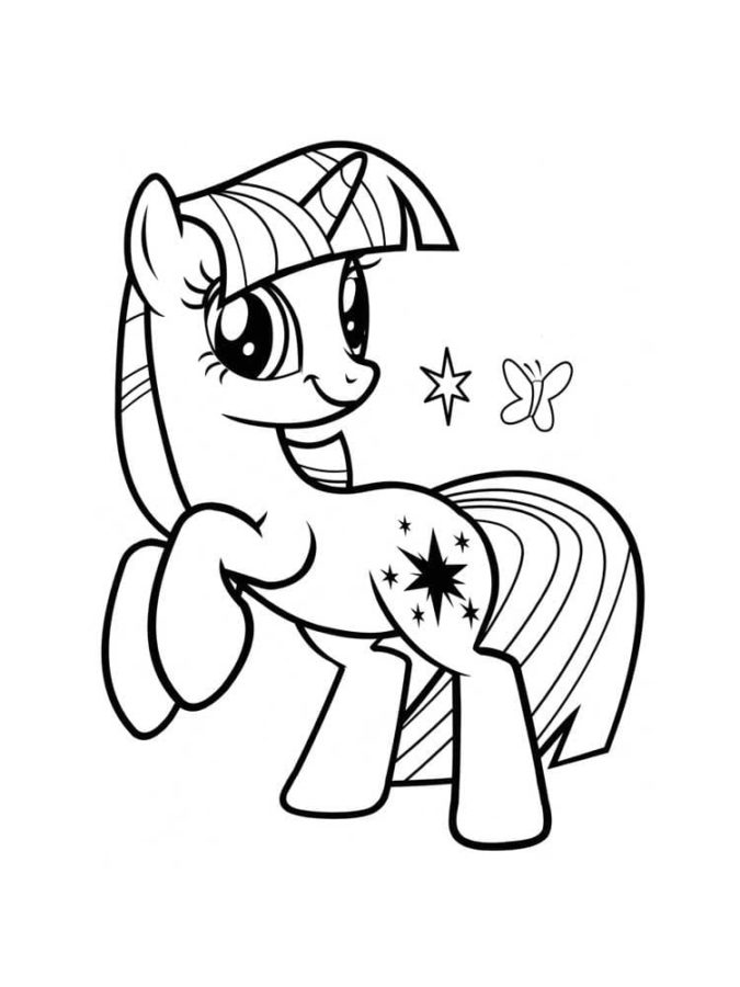 Twilight Sparkle Coloring Pages