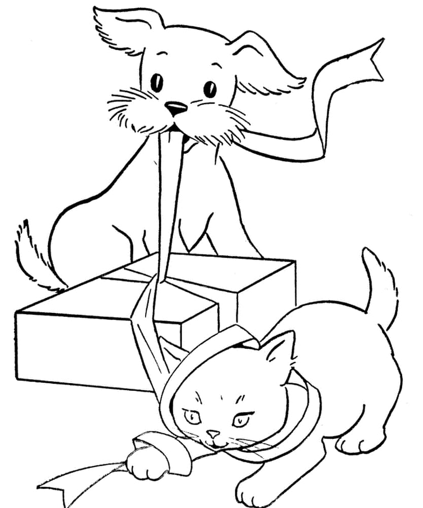 Raskrasil.com-Dog-And-Cat-Coloring-Pages-1