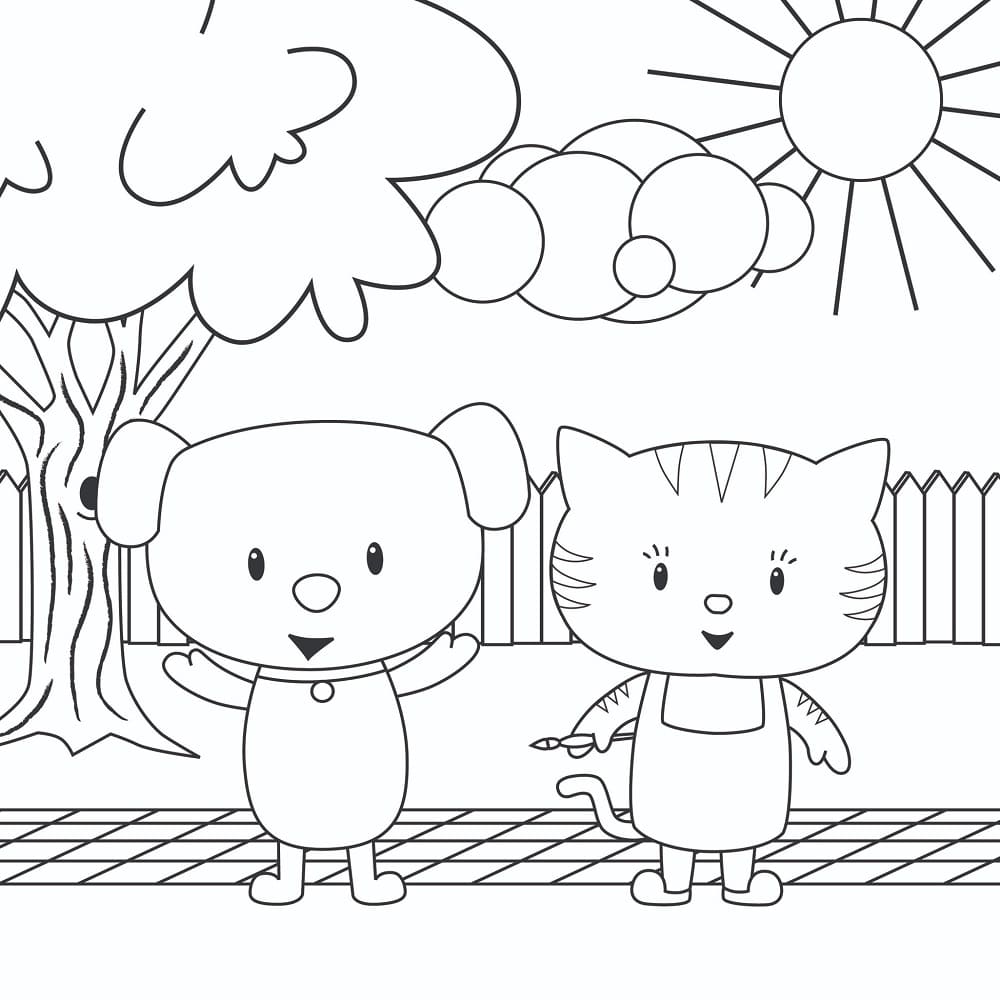 Raskrasil.com-Dog-And-Cat-Coloring-Pages-15
