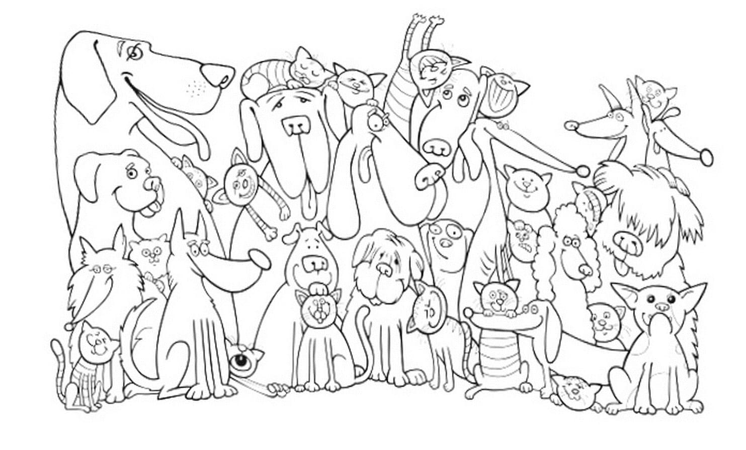 Raskrasil.com-Dog-And-Cat-Coloring-Pages-2