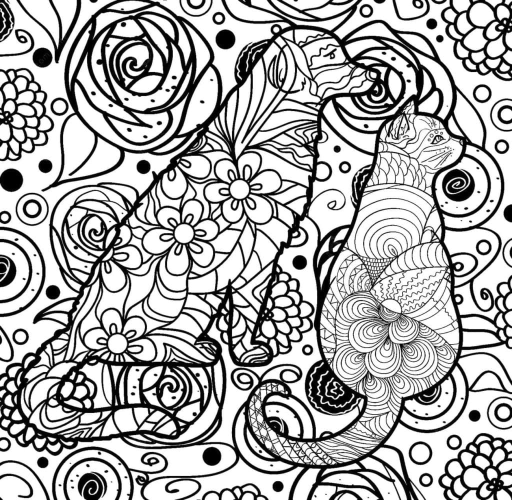 Raskrasil.com-Dog-And-Cat-Coloring-Pages-4