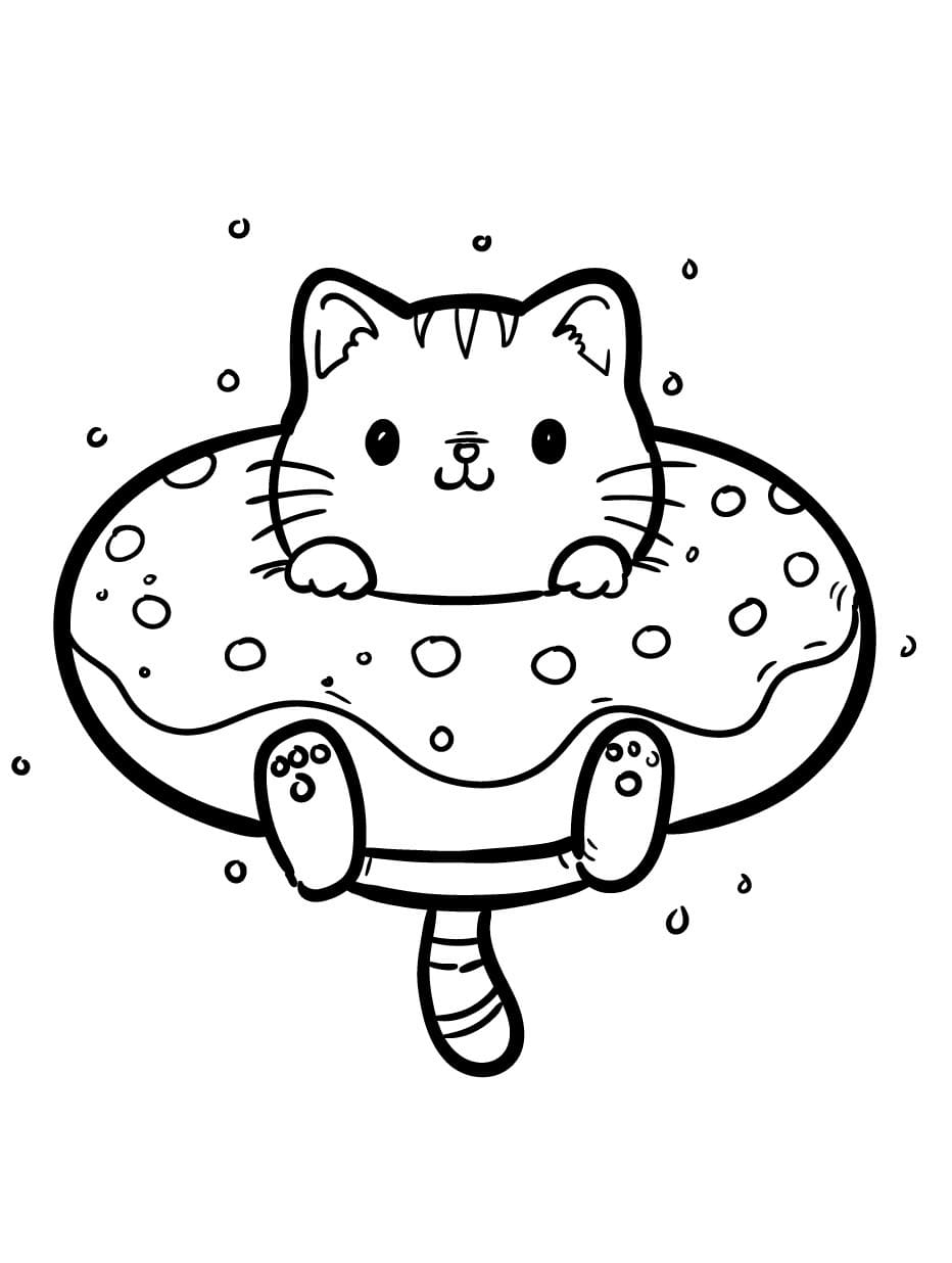 Coloriage Beignet Imprimer Coloriage Beignet Imprimer